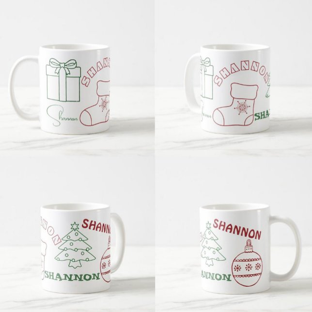 Personalized Name Christmas Mug (Creator Uploaded)