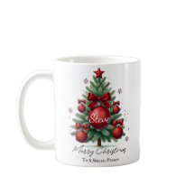 Personalized Name Christmas Tree Elegant Gift