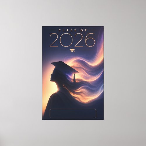 Personalized Name Class of 2026 Graduate Gift.   Canvas Print