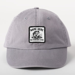 Personalized Name Classic Bass Fishing Storm Patch