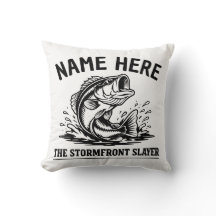 Personalized Name Classic Bass Fishing Storm