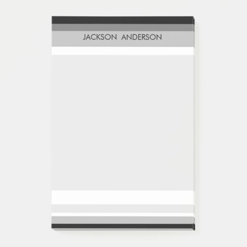Personalized Name Classic Elegant Professional  Post_it Notes