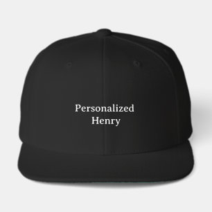 Personalized Name Classic Snapback Visor