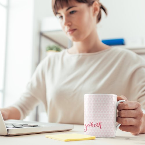 Personalized Name Coffee Mug _ Pink