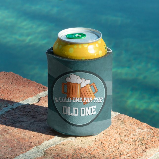 Personalized Name Cold One Beer Can Cooler (In Situ Pool)