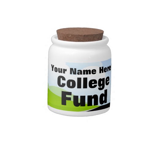 Personalized Name College Fund Saving Bank Jar