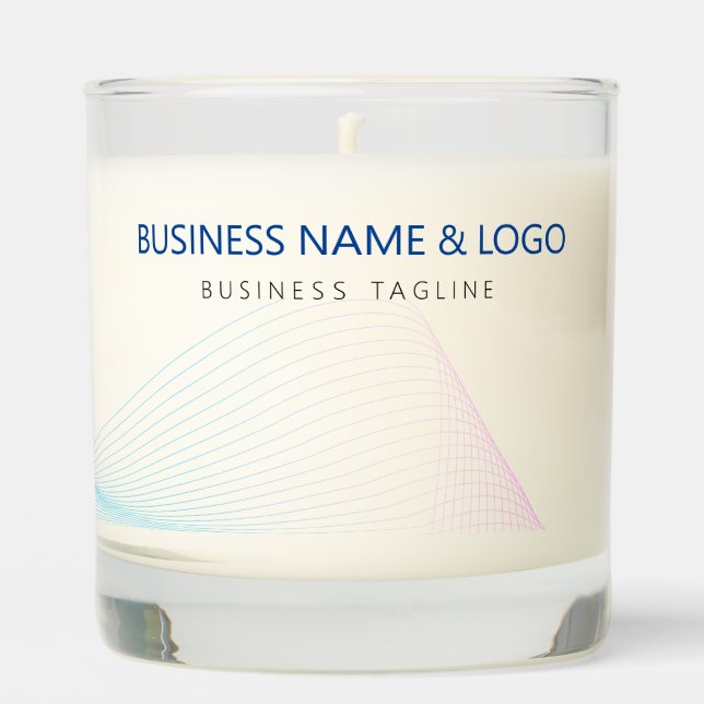 Personalized Name Company And Logo For Corporate Scented Candle (Front)