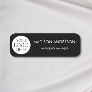 Personalized Name Company Business Logo Minimalist Tag