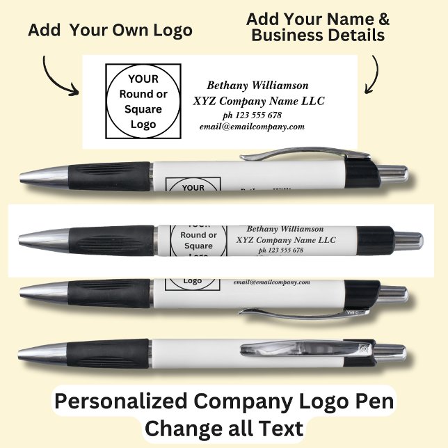 Personalized Name Company Name & phone email  Pen (Creator Uploaded)
