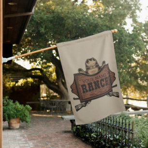 Personalized NAME Cowboy Guns Western Ranch Sign