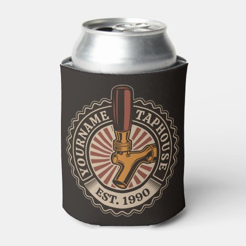 Personalized NAME Craft Beer Taphouse Brewery Bar  Can Cooler