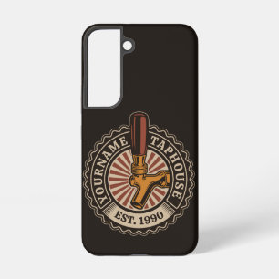 Personalized NAME Craft Beer Taphouse Brewery Bar Samsung Galaxy S22 Case