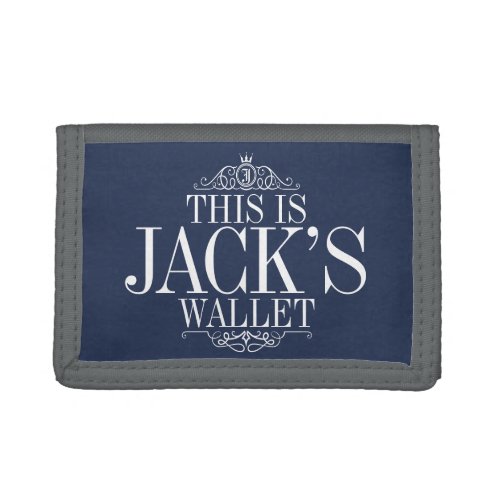 Personalized Name  Create Your Own  Trifold Walle Trifold Wallet