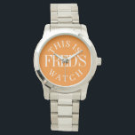 Personalized Name | Create Your Own Watch<br><div class="desc">For your golf loving guy or gal on the green or just your loved one that needs help finding their stuff,  this fun and funny opener is sure to be a hit! Need different colors,  logos,  etc.? *EMAIL ME FOR FREE HELP* and customization at hello@christiekelly.com</div>