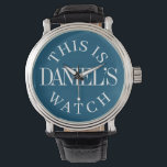 Personalized Name | Create Your Own Watch<br><div class="desc">For your golf loving guy or gal on the green or just your loved one that needs help finding their stuff,  this fun and funny opener is sure to be a hit! Need different colors,  logos,  etc.? *EMAIL ME FOR FREE HELP* and customization at hello@christiekelly.com</div>