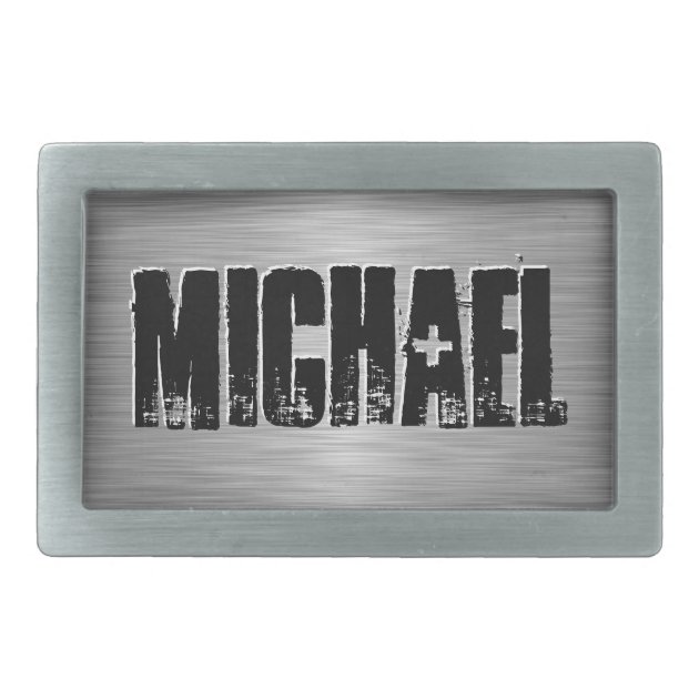 custom name belt buckles