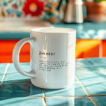 Personalized Name Custom Definition | 3 Photo Coffee Mug<br><div class="desc">A great gift for your bestie(s). Let your bestie how well you know her with this super sweet and cool custom name definition mug! Modern 3 photo collage design. Each mug can be lightly tailored to any interest that you’re aware of. Future coffee-drinking use aside, a mug can be your...</div>