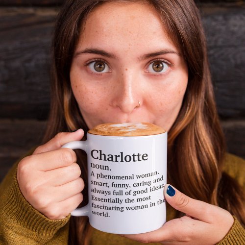 Personalized Name Custom Definition Coffee Mug