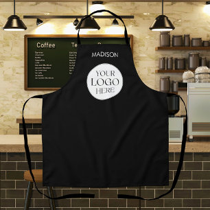 Personalized Name Custom Food Business Logo Simple Apron