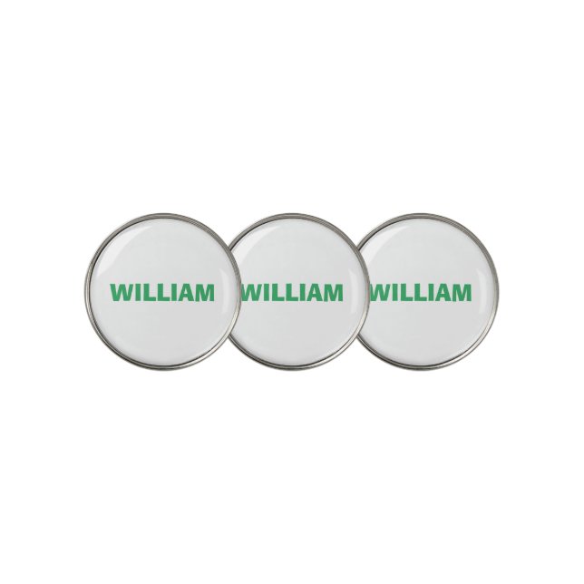 Personalized Name Custom Golf Ball Marker (3 Up)