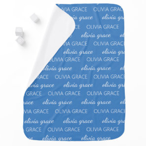 Personalized name custom hospital baby blanket