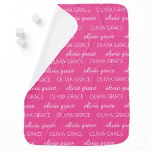 Personalized name custom hospital baby blanket