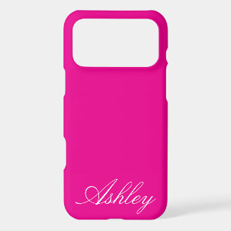 Personalized Name Custom Modern Minimal Monogram iPhone 17 Pro Max Case
