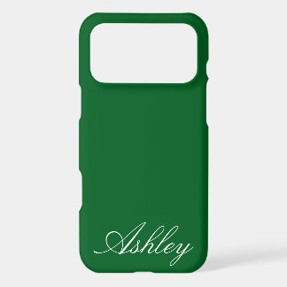 Personalized Name Custom Modern Minimal Monogram iPhone 17 Pro Max Case
