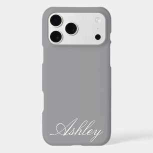 Personalized Name Custom Modern Minimal Monogram iPhone 17 Pro Max Case