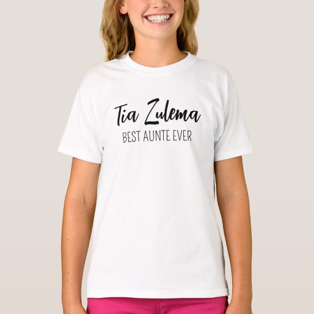 Personalized name • Custom name best aunt • add yo T-Shirt (Front)