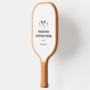Personalized Name Custom Outdoor Adventure Logo  Carbon Fiber Pickleball Paddle