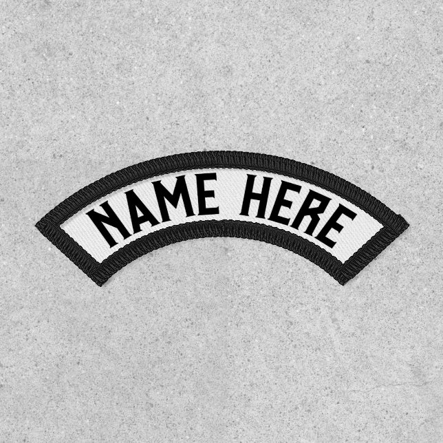 Personalized Name Custom  Patch (Front)