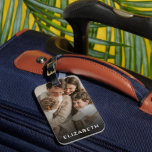Personalized Name Custom Photo Luggage Tag<br><div class="desc">Personalized luggage tags make great gifts for all occasions. Personalize with a photo and any name or wording of your choice. This custom luggage tag will make a great gift for birthdays, christmas, mothers day, fathers day, graduations or any other special occasion. Or create one for yourself to add a...</div>