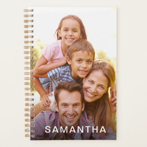 Personalized Name Custom Photo Planner