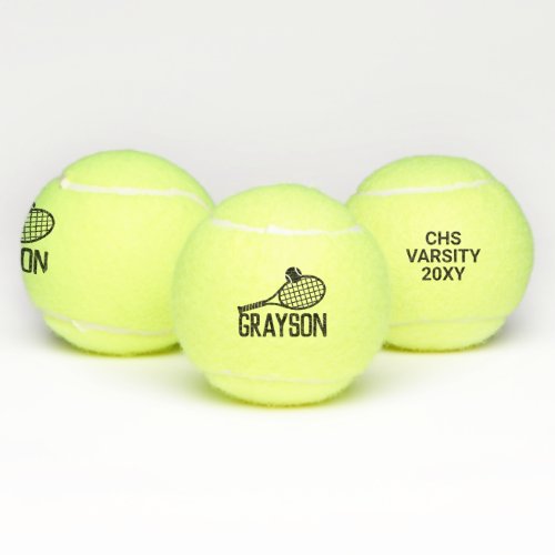 Personalized Name Custom Tennis Balls