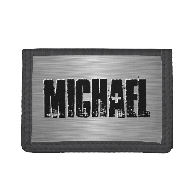 Personalized Name Custom Trifold Wallet (Front)