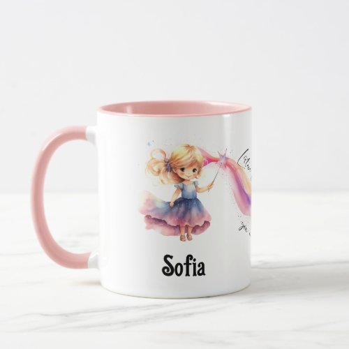Personalized name Cute Magic unicorn lover Mug
