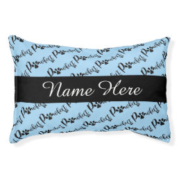 Personalized Name Cute Pawfect Stylish Dog Pet Bed
