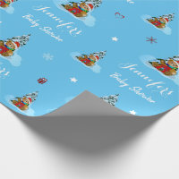 Baby Neutral Teddy Forest Wrapping Paper | Zazzle