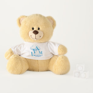 Personalized Name Cute Teddy Bear Stuffed Animal