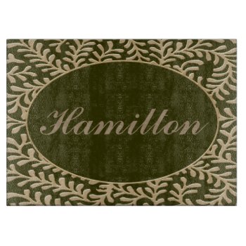 Personalized Name Cutting Board by sagart1952 at Zazzle