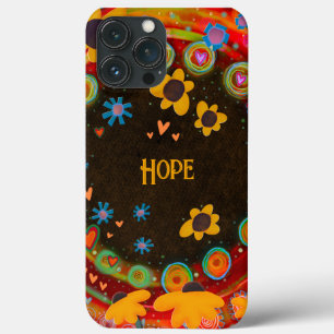 Personalized Name Daisies Colorful Fun Trendy iPhone 13 Pro Max Case