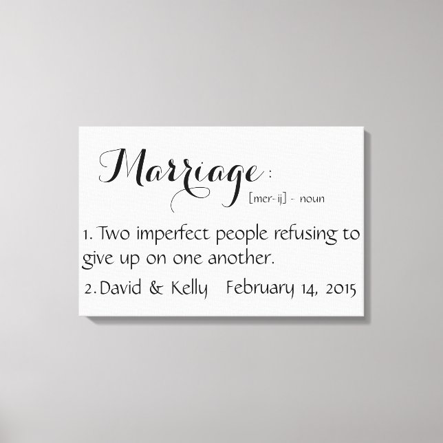 Personalized Name & Date Wall Art (Front)