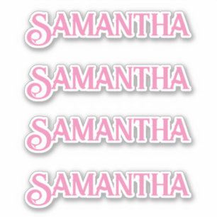 Personalized Name Decal Custom Times Four Sticker