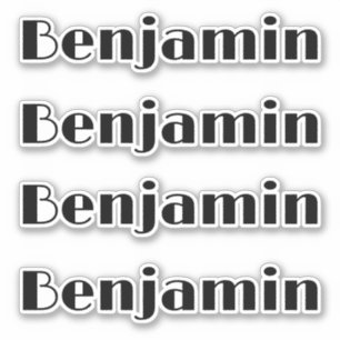 Personalized Name Decal Custom Times Four Sticker