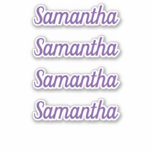 Personalized Name Decal Custom Times Four Sticker
