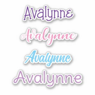 Personalized Name Decal Custom Times Four Sticker