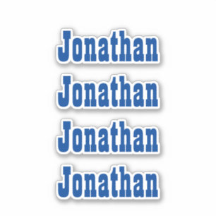 Personalized Name Decal Custom Times Four Sticker