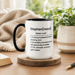 Personalized Name Definition Custom Meaning Mug