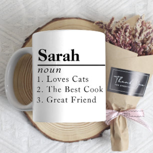 Personalized Name Definition Gift Mug